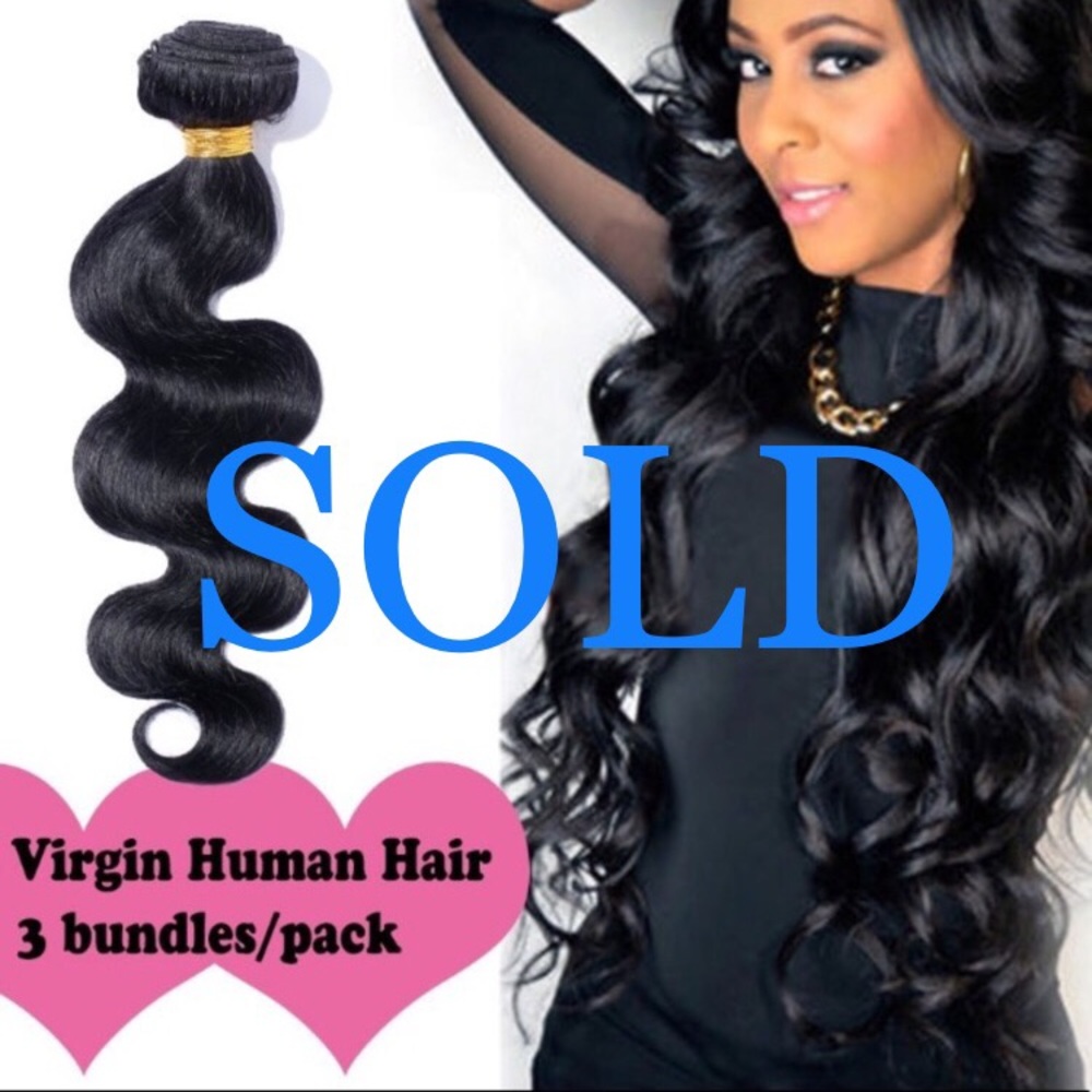 SOLD!! 8A Virgin Human Hair Body Wave 3Bundles